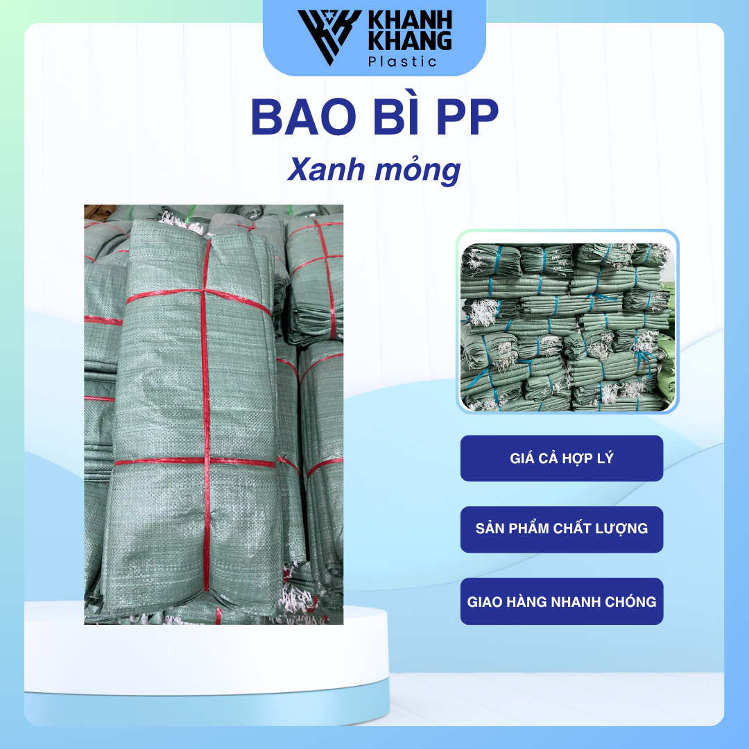 Bao tải xanh mỏng